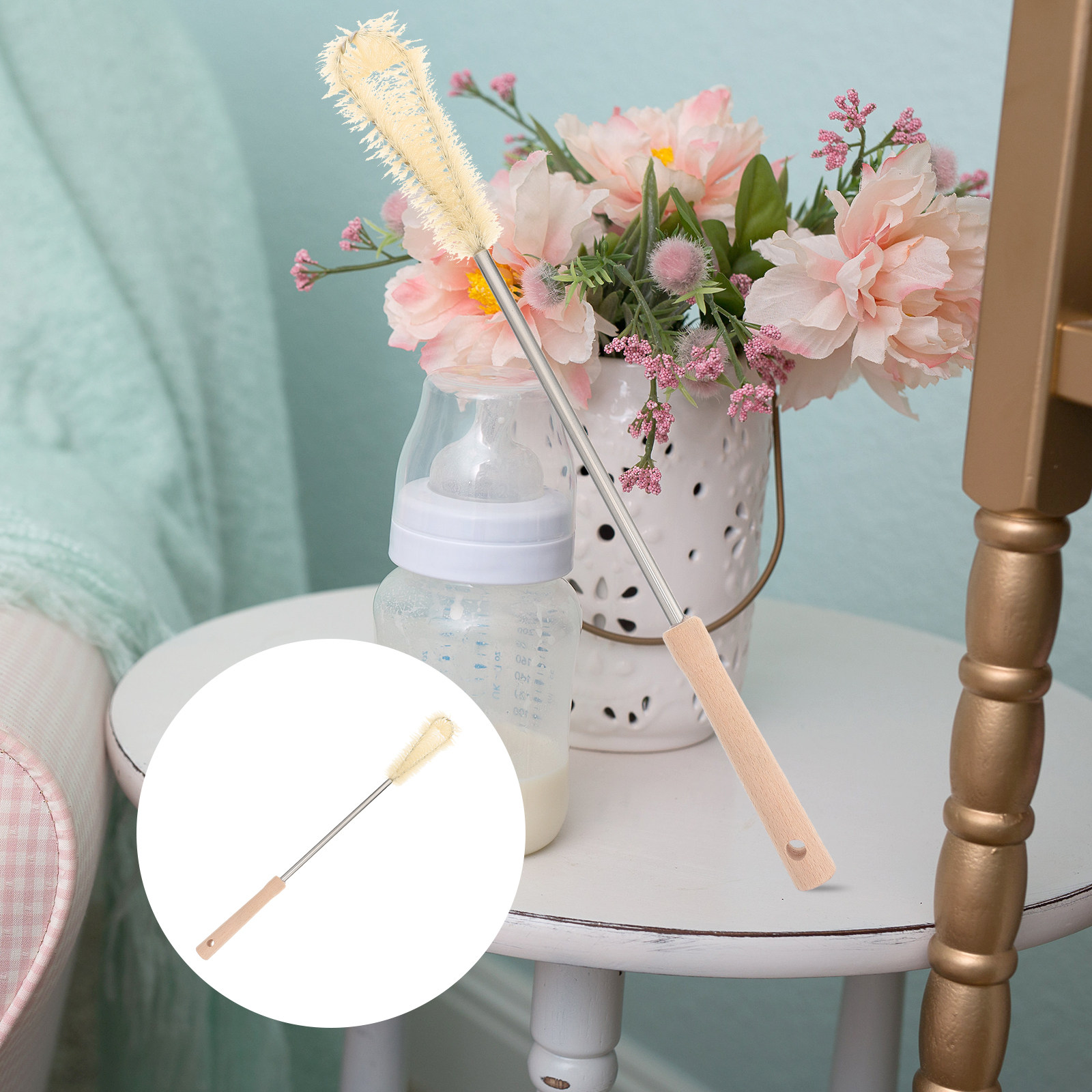 Dirt Brush Interior - فرشاة تنظيف الأكواب والزجاجات الممتازة، أداة