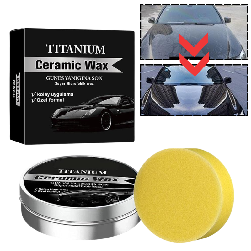 Car Wax Ceramic Coating - 1-5 قطع من شمع السيراميك سهل