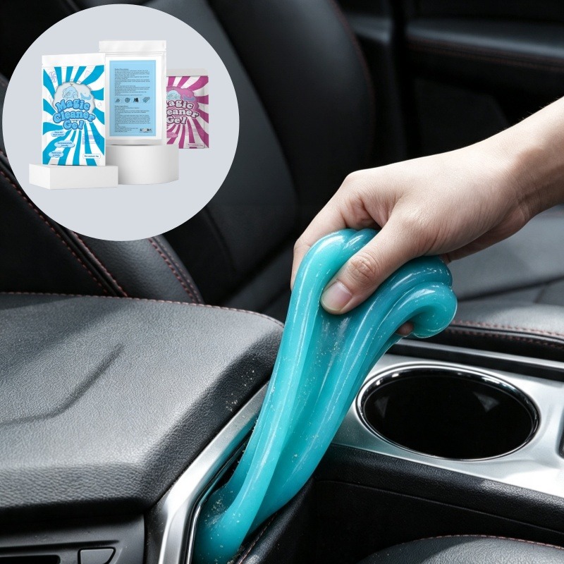 Seat Cleaner Fabric - جل تنظيف سحري للسيارات، منظف غبار