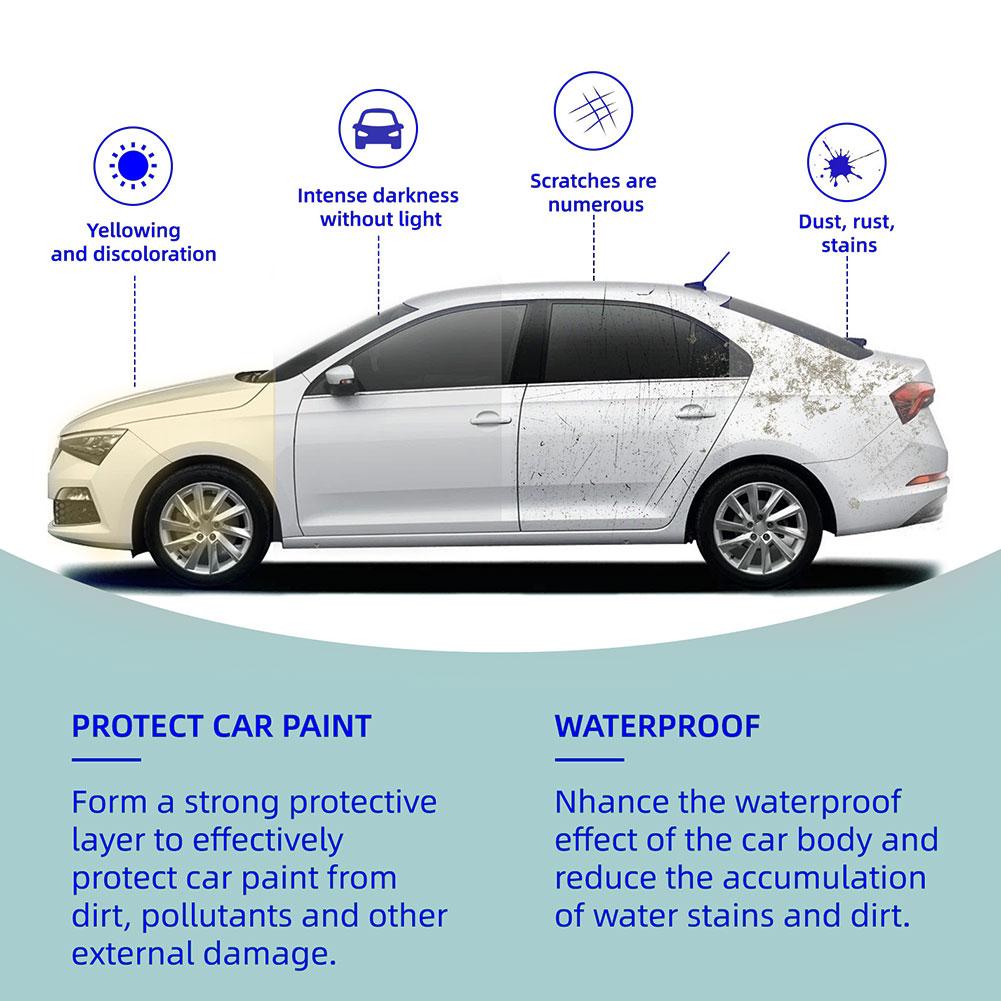 1-5 قطع من شمع السيراميك سهل ا - مراجعة Car Wax Ceramic Coating وسعره