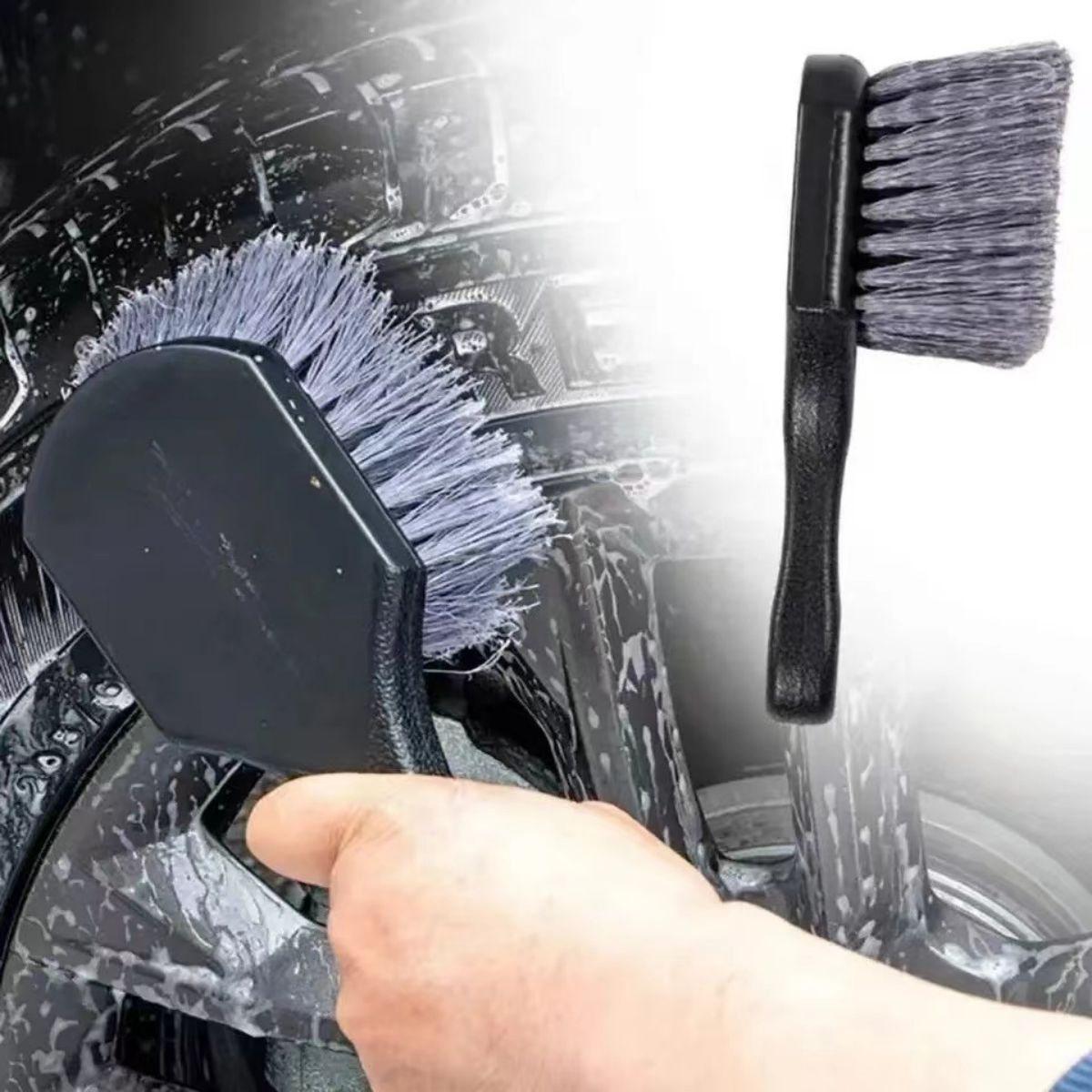 مجموعة فرش تنظيف عجلة السيارة  - مراجعة Car Cleaning Brush وسعره